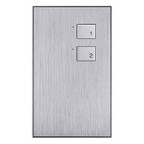 2-клавишная металлическая панель (KR)